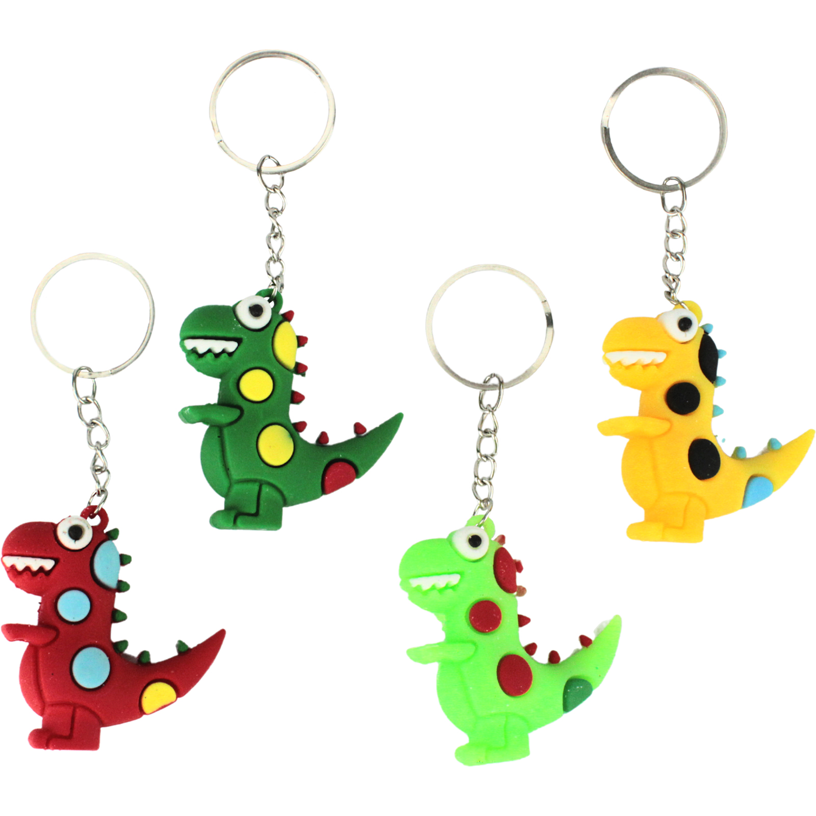 Dinosaur Keyrings (Pack of 12)