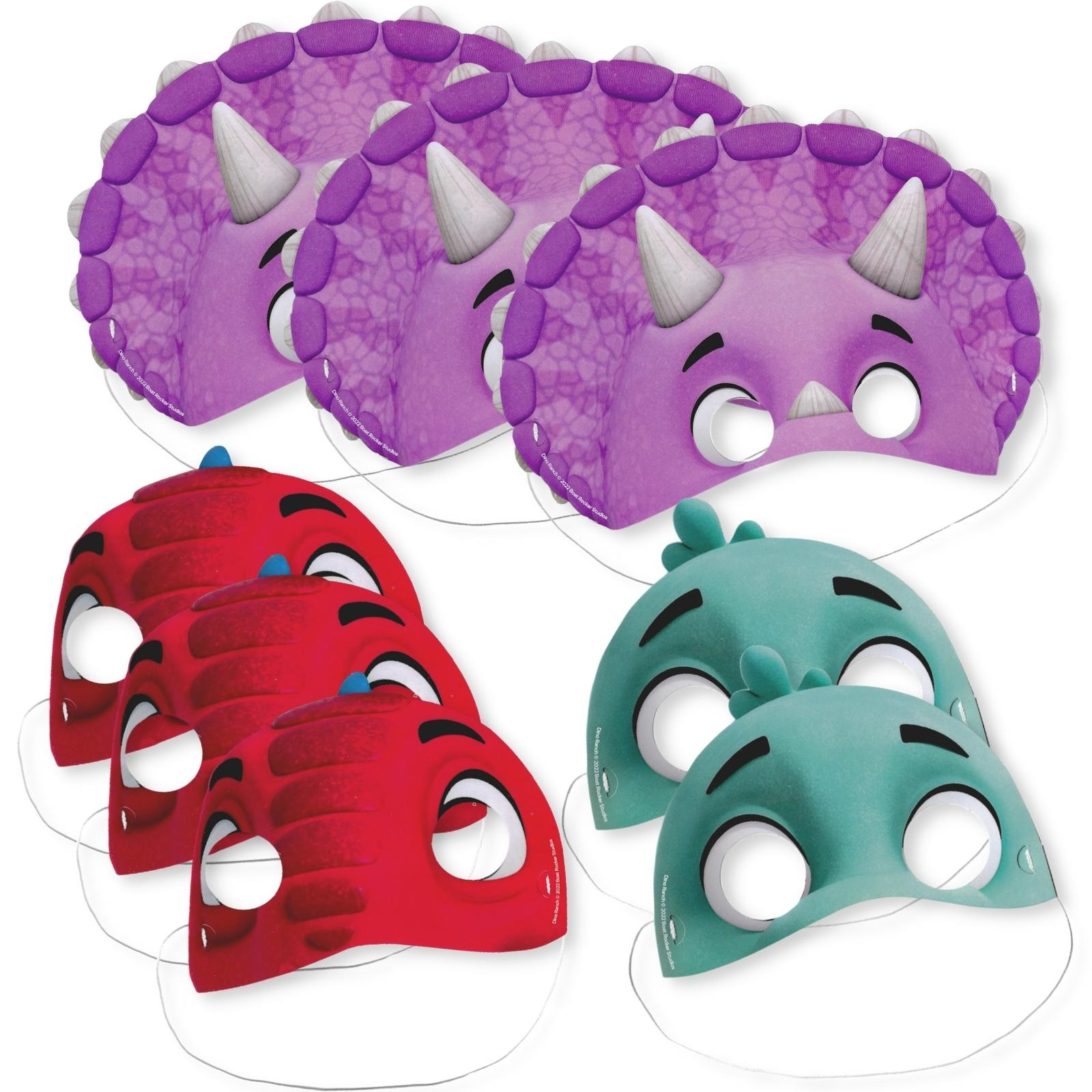 Dino Ranch Masks (Pack of 8)