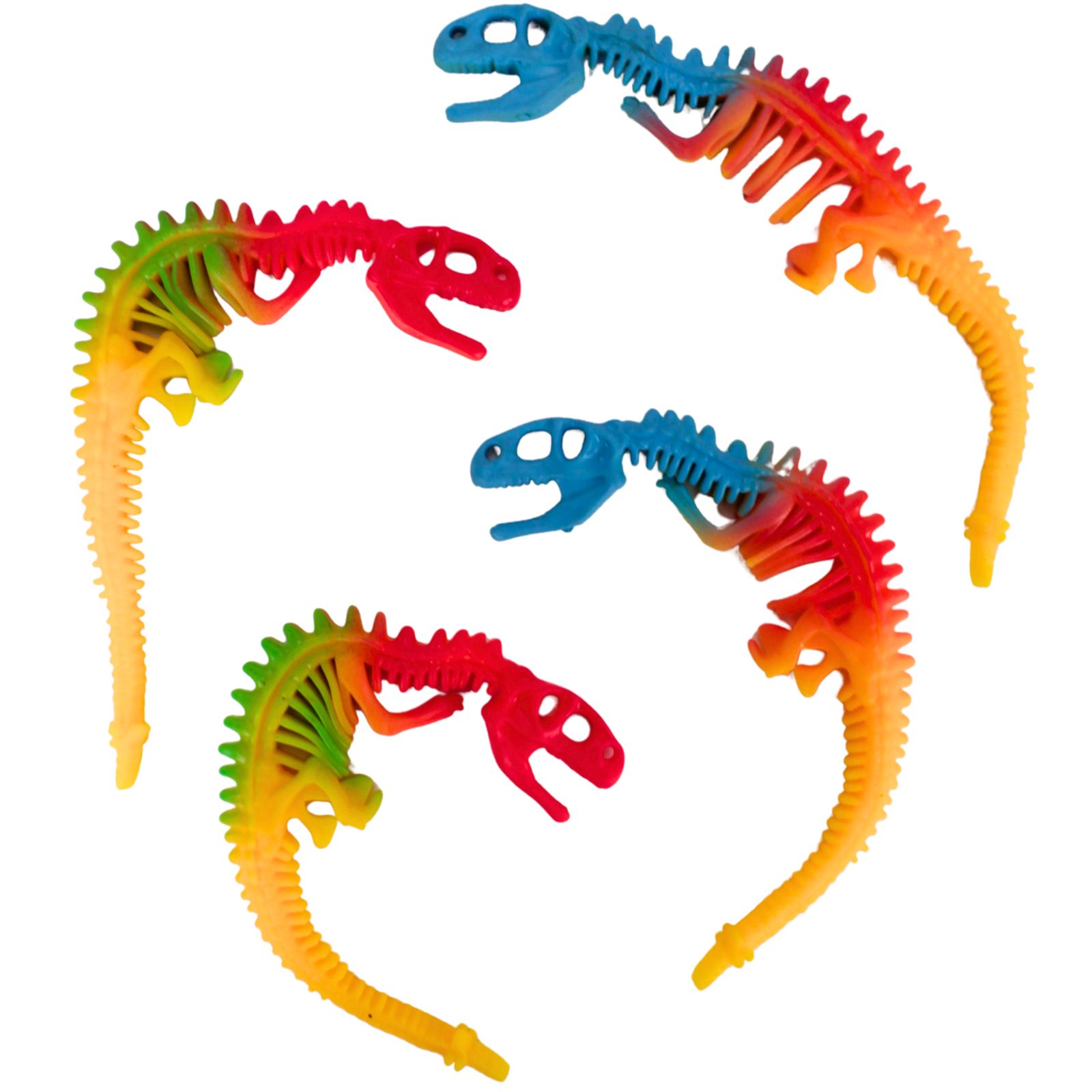 Stretchy Dinosaur Skeletons (Pack of 4)