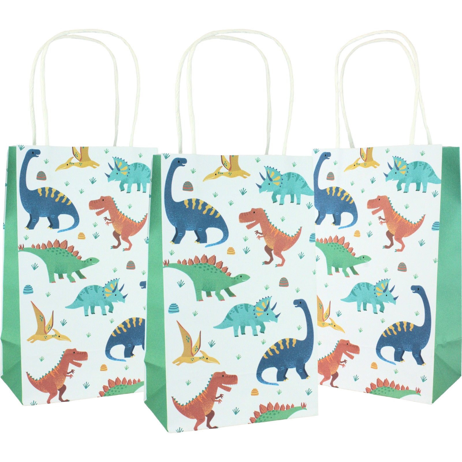 Dinosaur Paper Gift Bags (Pack of 5) 