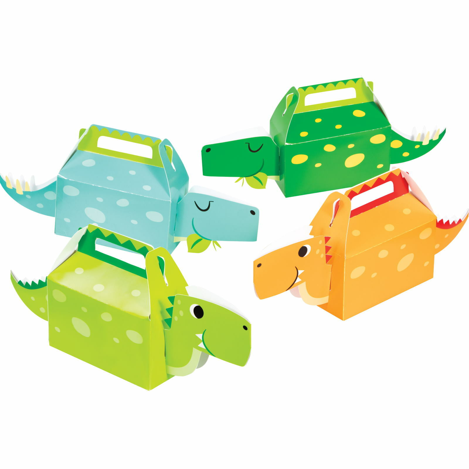 Dino Party Boy Lolly / Treat Boxes (Pack of 4)