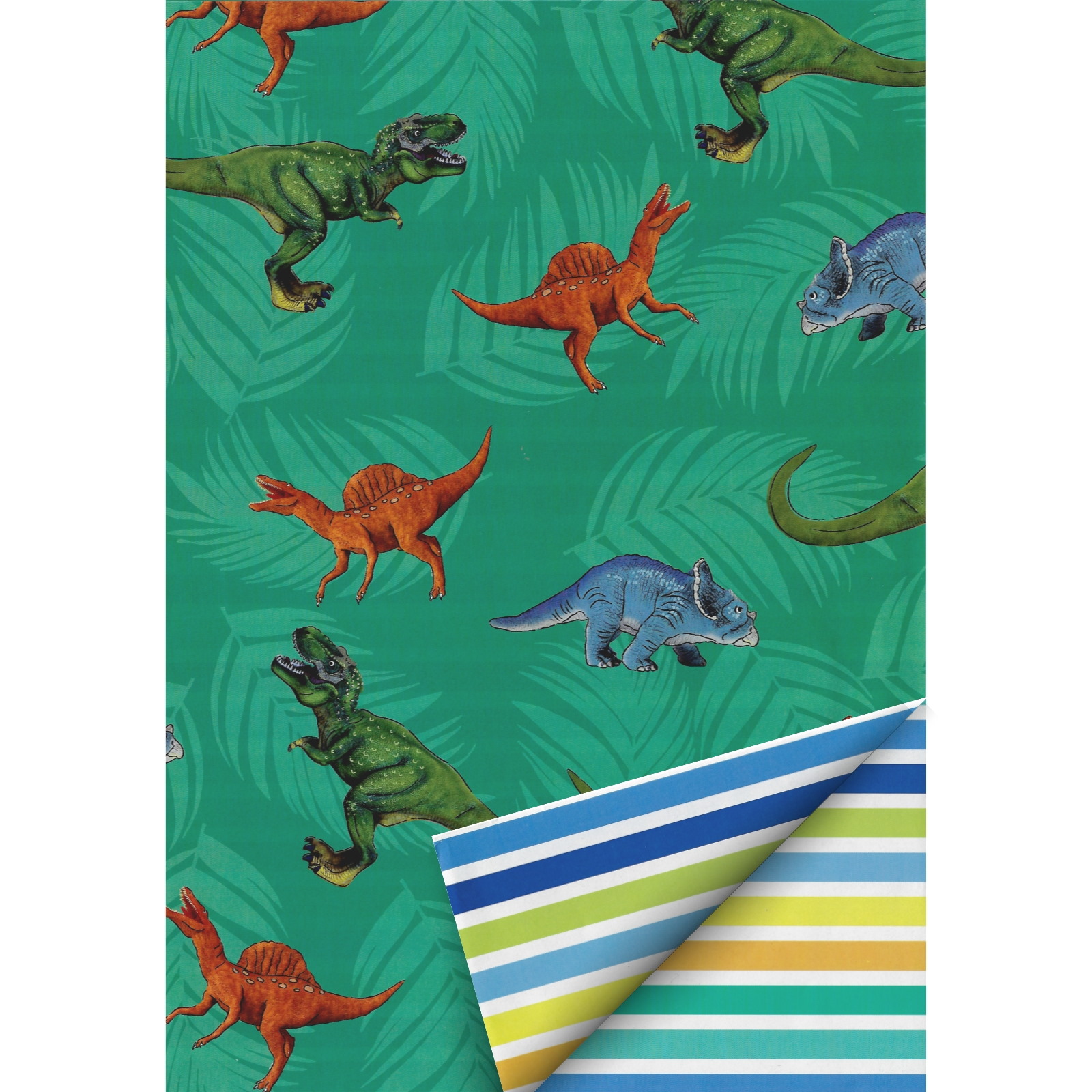 Dino Rumble Wrapping Paper (1 Sheet)