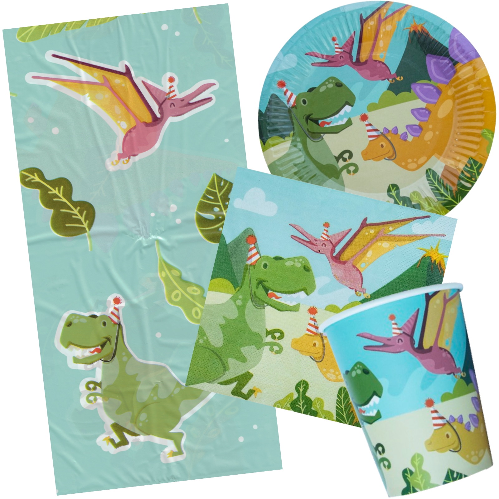 Dino Party Starter Set  (For 6 Guests)