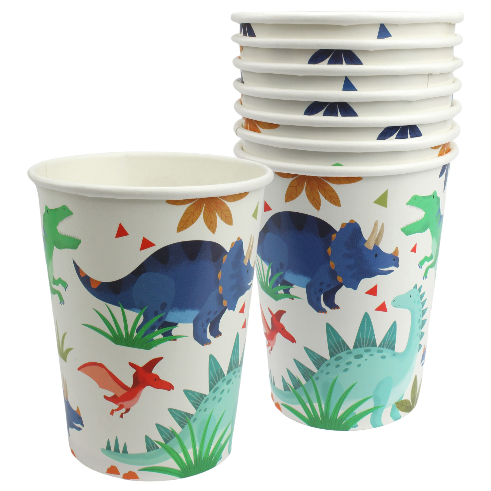 Roarsome Dinosaur Paper Cups (Pack of 8)