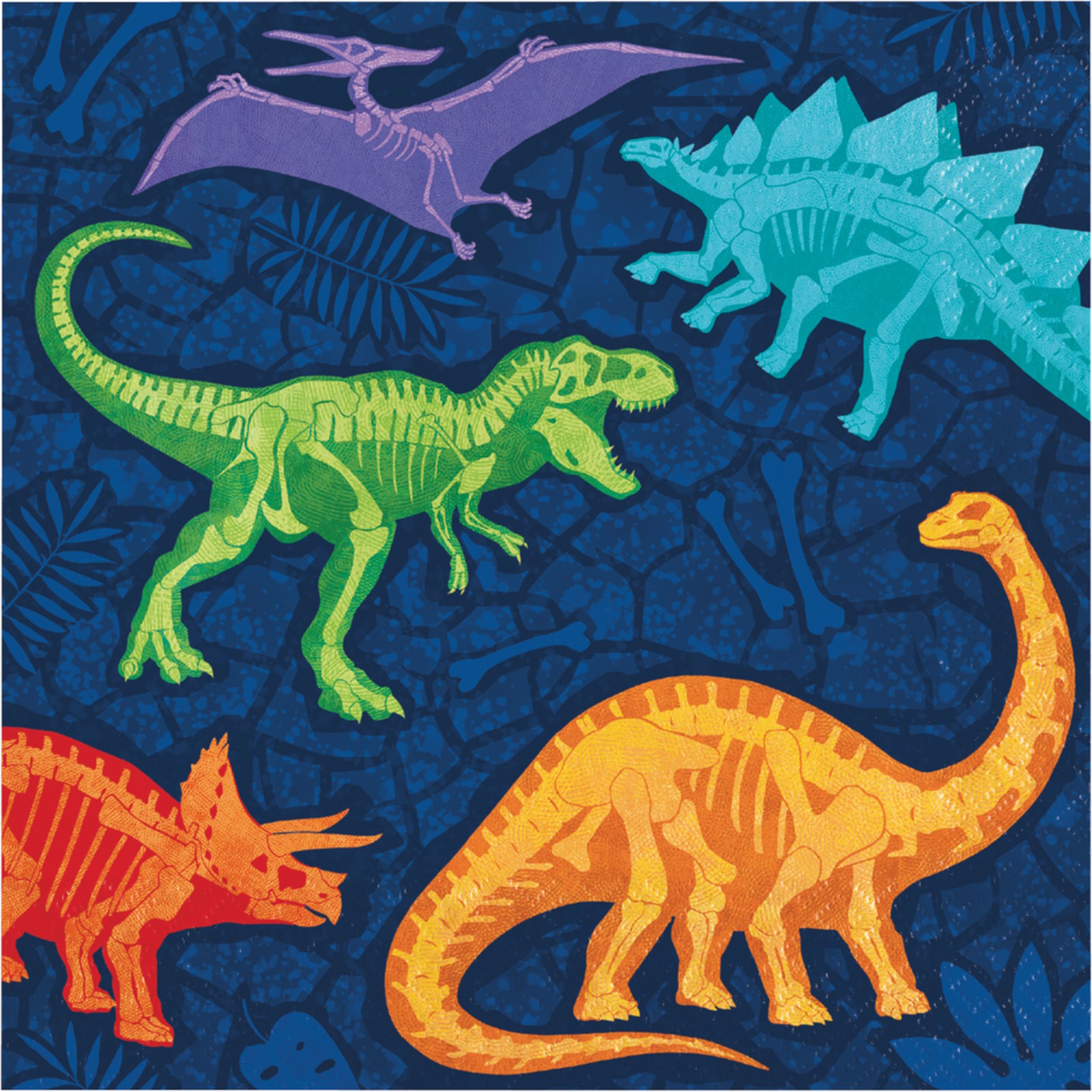 Dino Dig Large Napkins / Serviettes (Pack of 16)