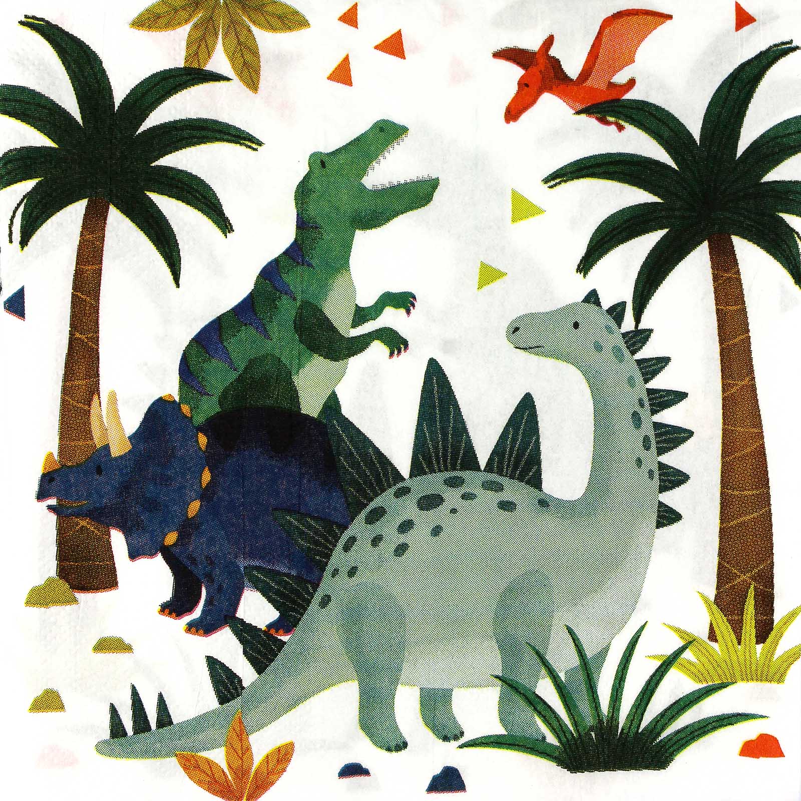 Roarsome Dinosaurs Large Napkins / Serviettes (Pack of 20)