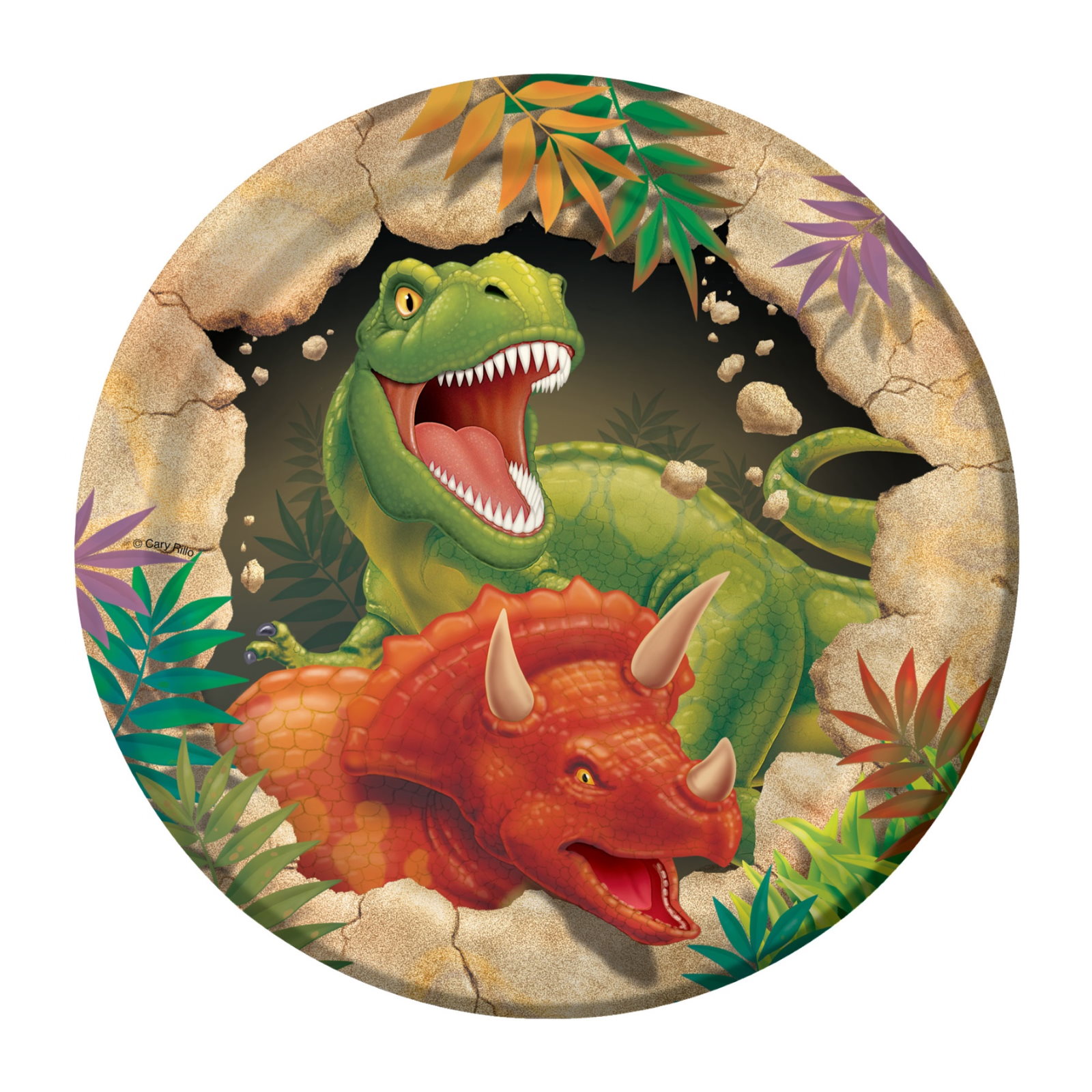 Dino Blast Small Paper Plates (Pack of 8)