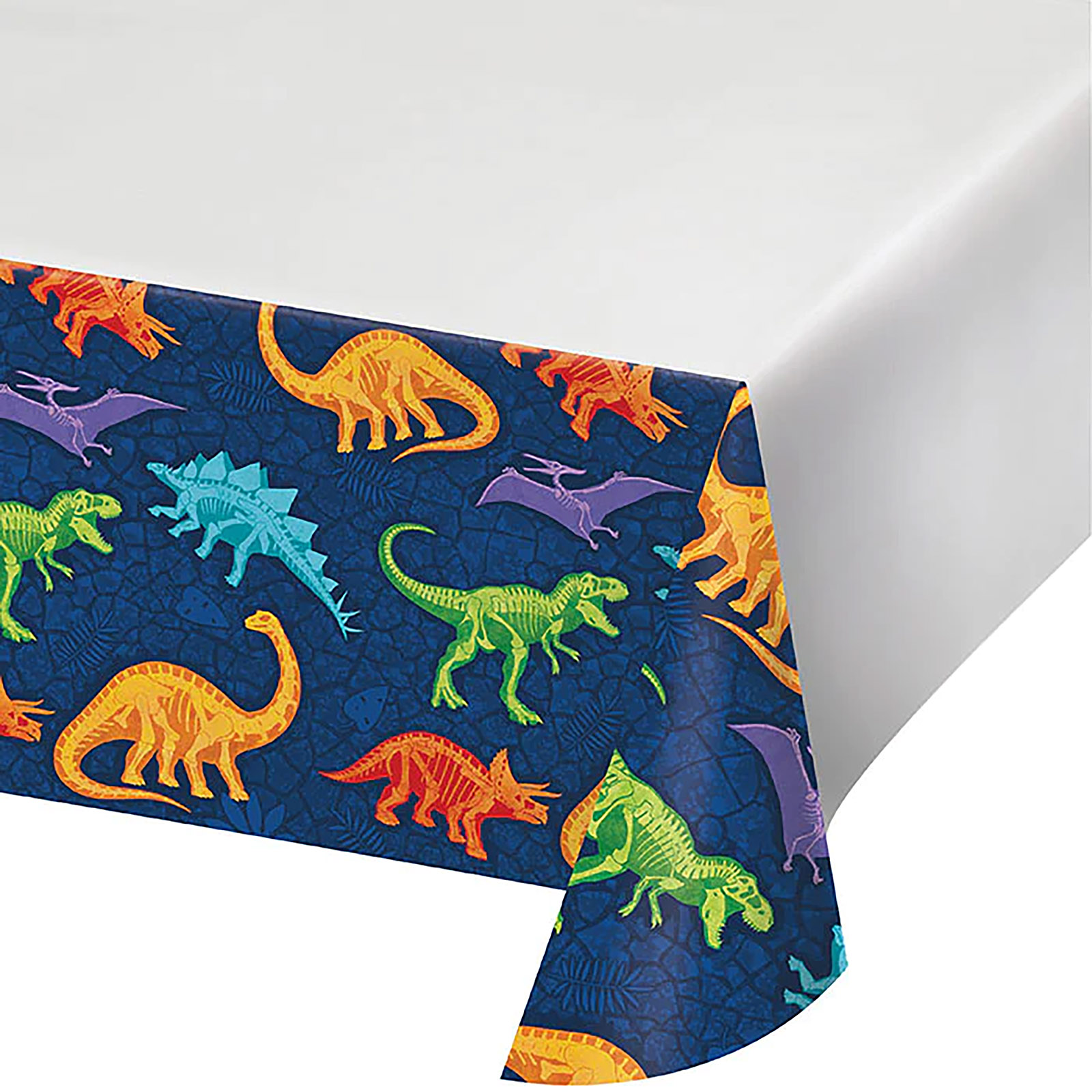 Dino Dig Plastic Tablecloth