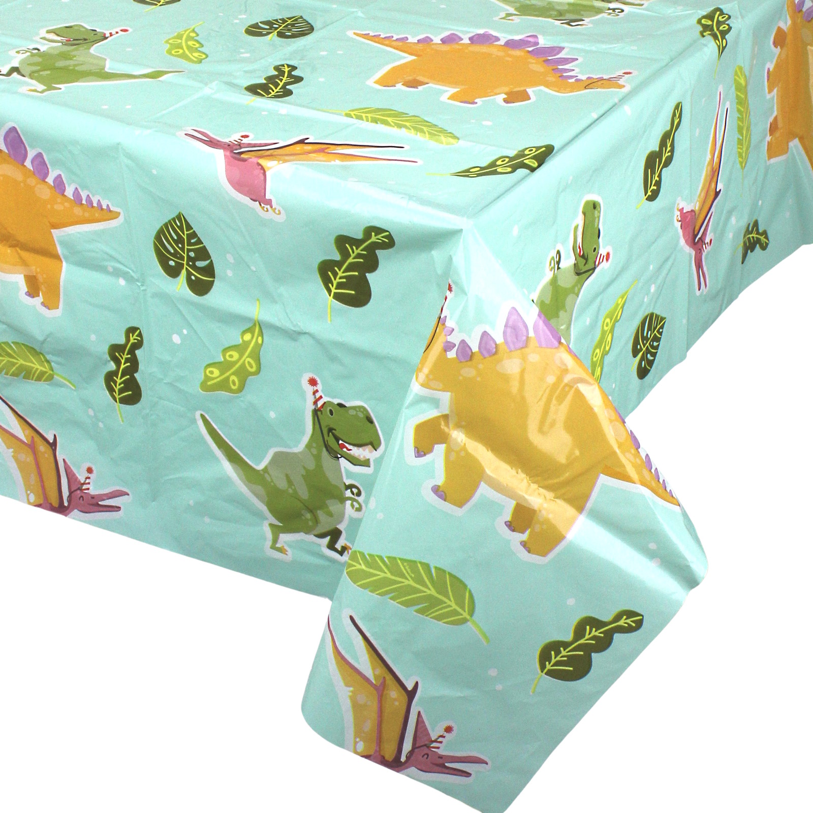 Dino Party Plastic Tablecloth