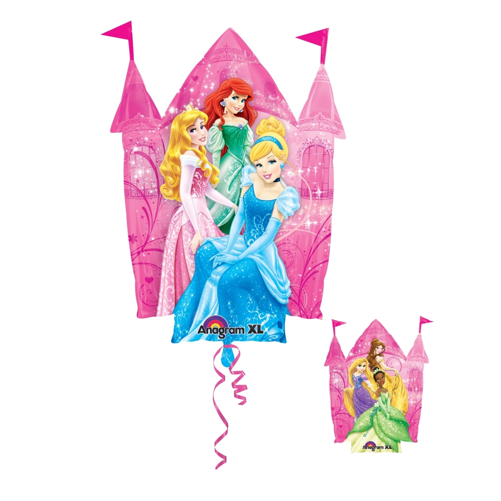 Disney Princess Castle Supershape Jumbo Helium Balloon