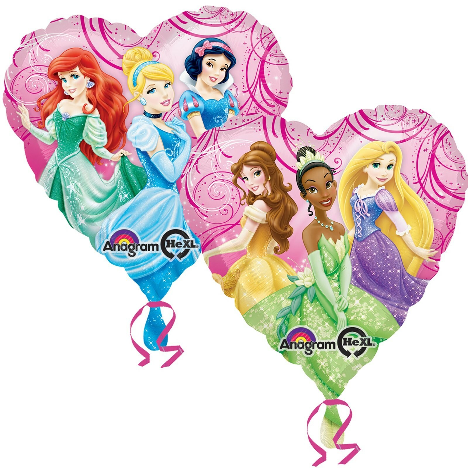 Disney Princess Heart Helium Balloon