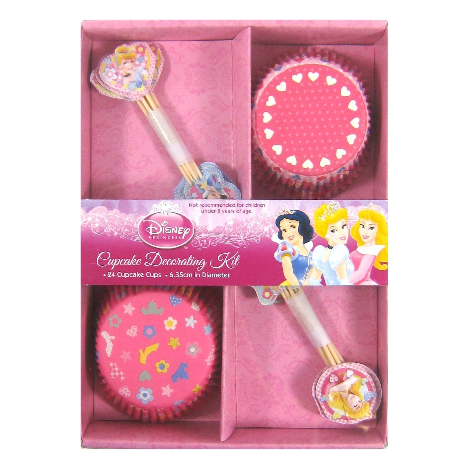 Disney Princess Cupcake Decorating Kit (Set of 24)
