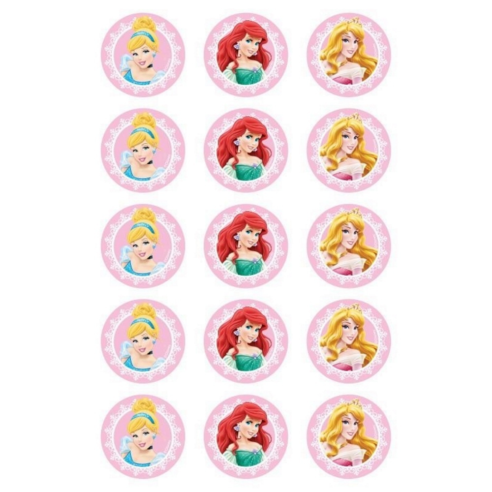 Disney Princess Cupcake Decorations (Pack of 15)