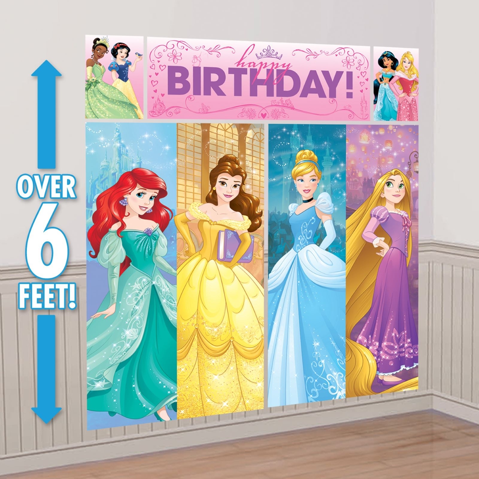 Disney Princess Dream Big Scene Setter Wall Decorating Kit