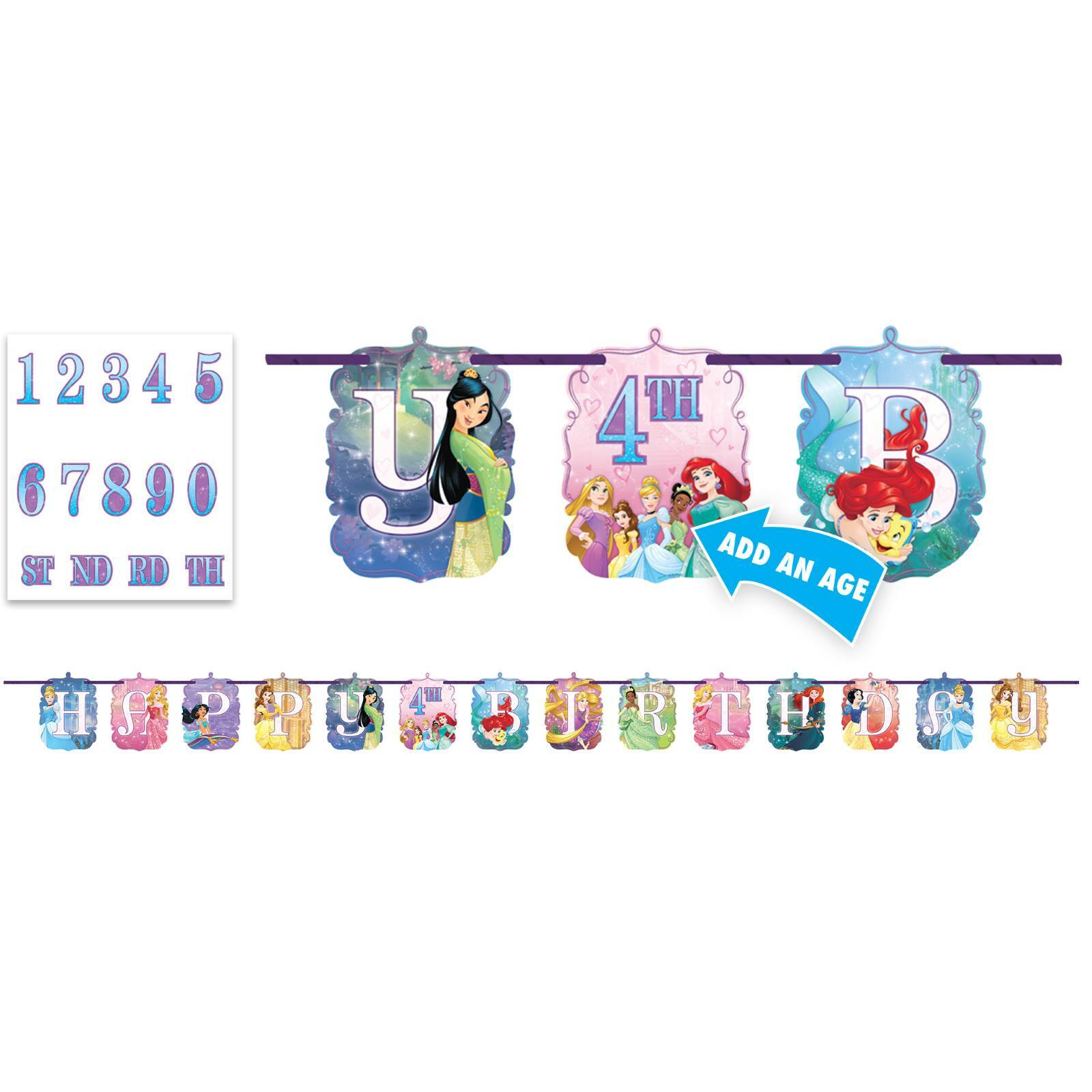 Disney Princess Dream Big Add an Age Banner Kit