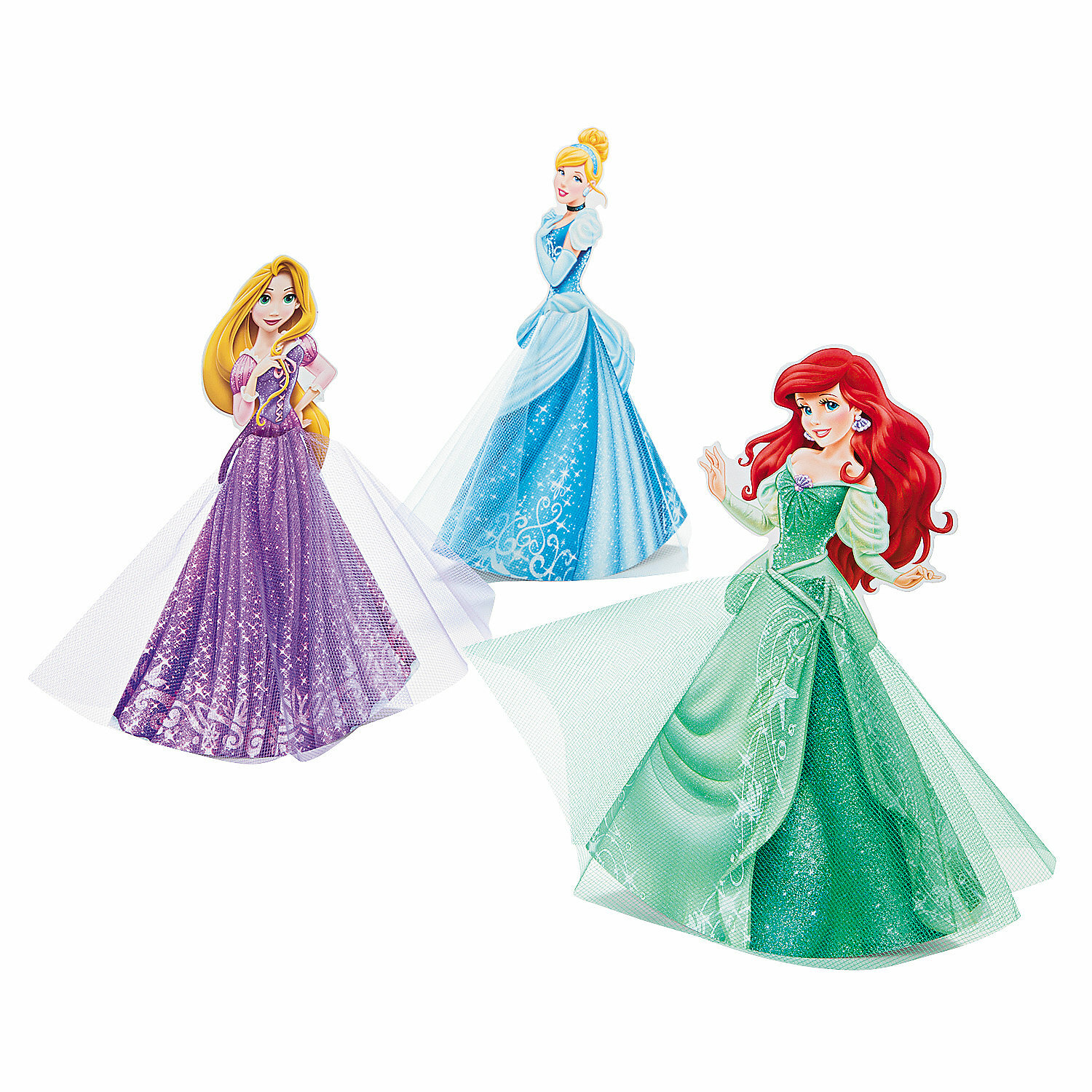 Disney Princess Tabletop Decorations (Pack of 3)