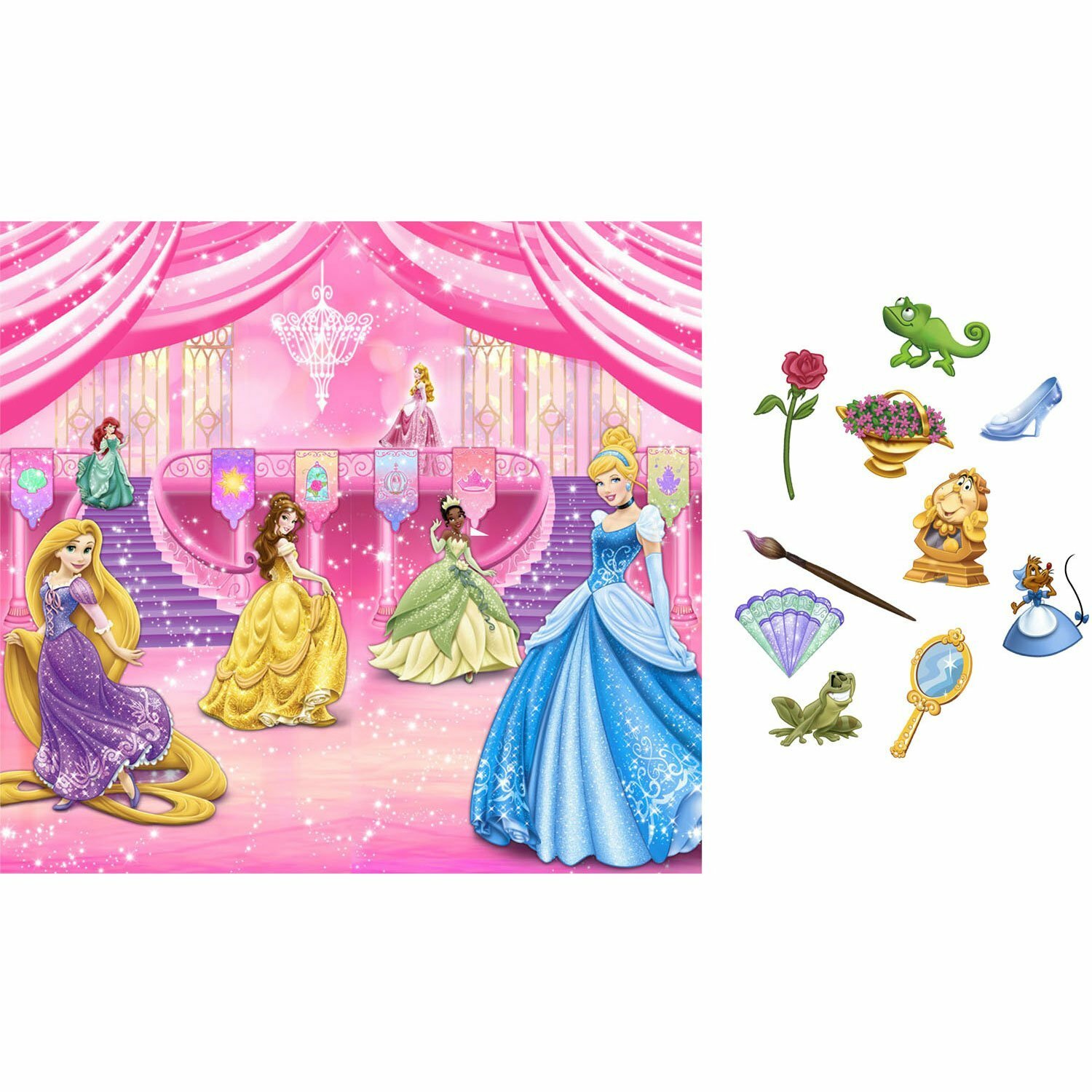 Disney Princess Party Backdrop and Props Kit