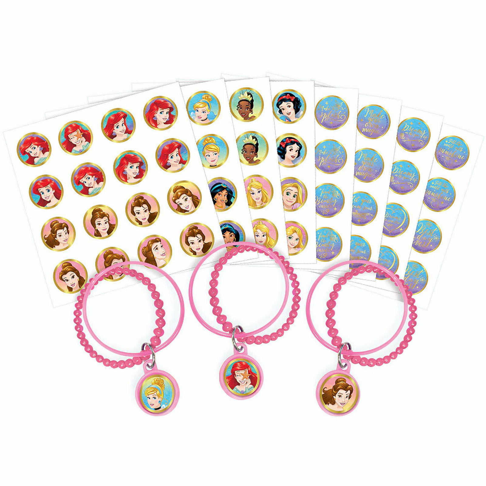 Disney Princess Once Upon A Time Bracelet Kit (Pack of 8)