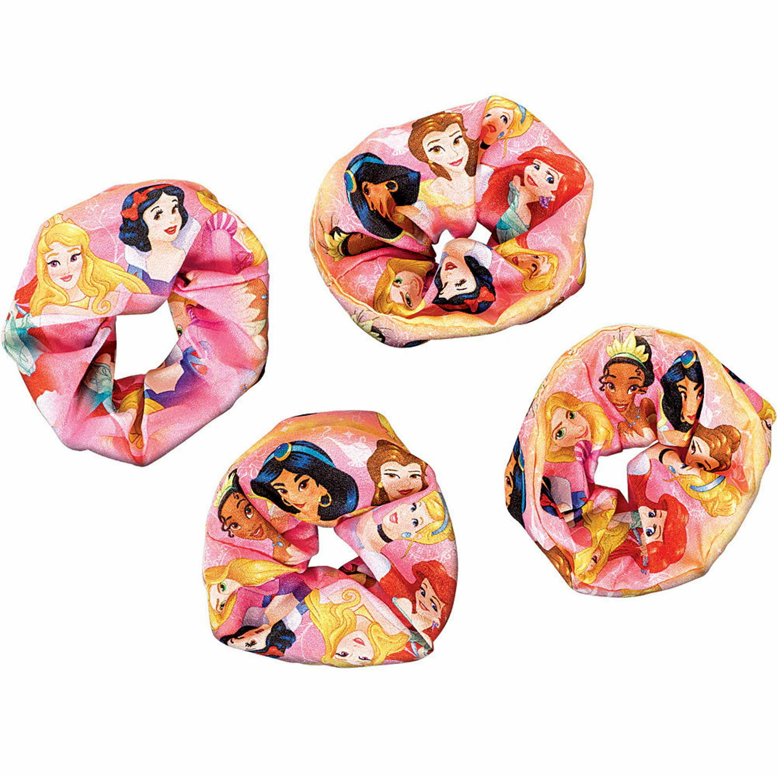 Disney Princess Once Upon A Time Hair Scrunchies (Pack of 4)