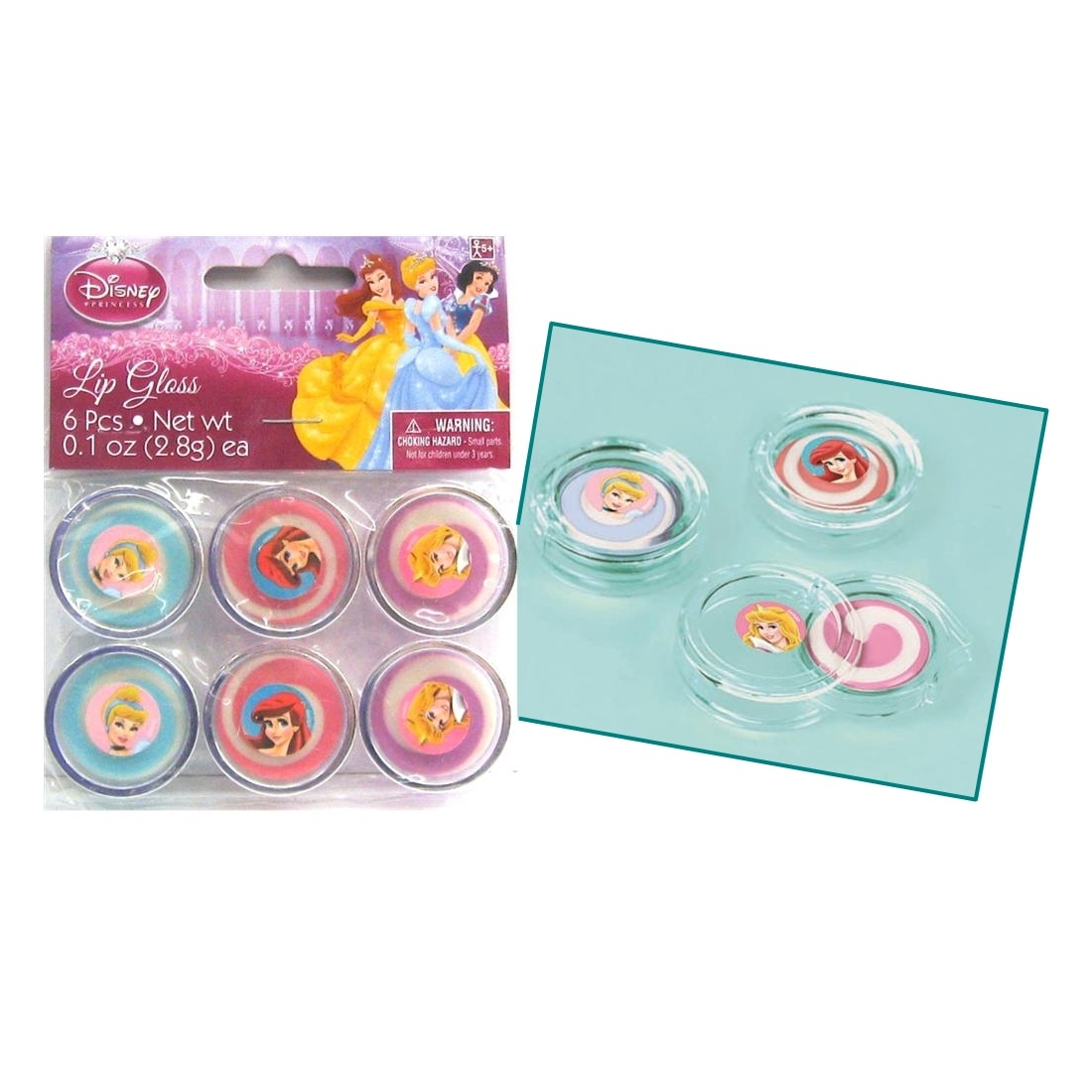 Disney Princess Lip Gloss (Pack of 6)