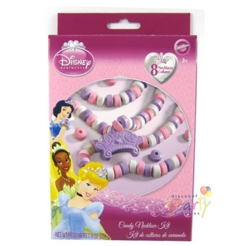 Disney Princess Candy Necklace Kit (Pack of 8)