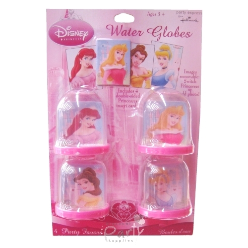 Disney Princess Snow Globes (Pack of 4)
