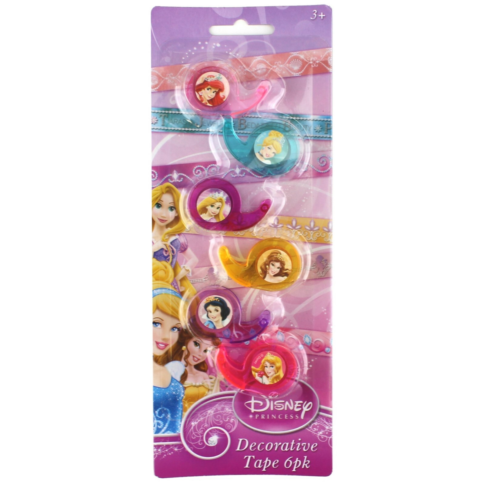 Disney Princess Mini Decorative Tape (Pack of 6)
