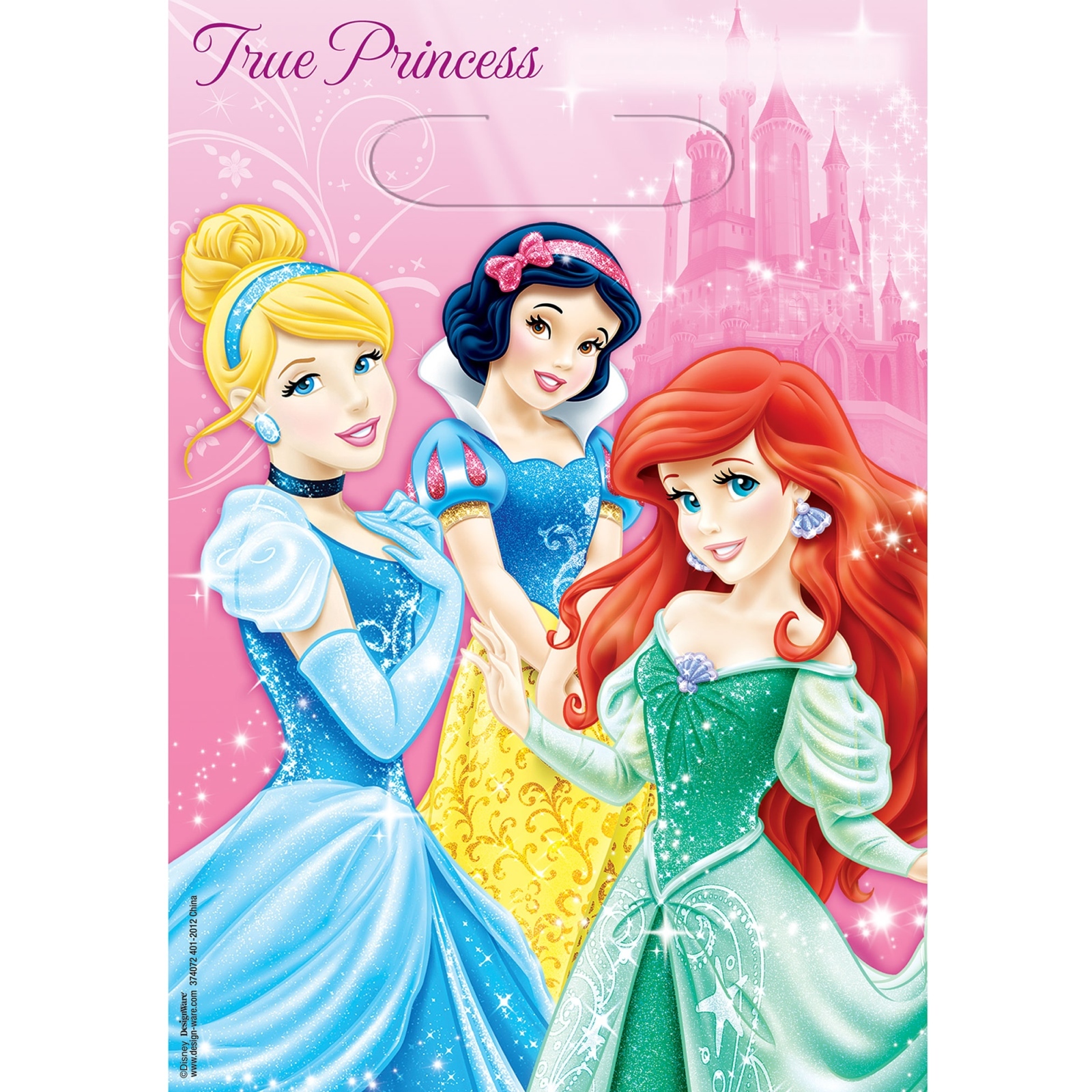 Disney Princess Sparkle Lolly/Treat Bags (Pack of 8)