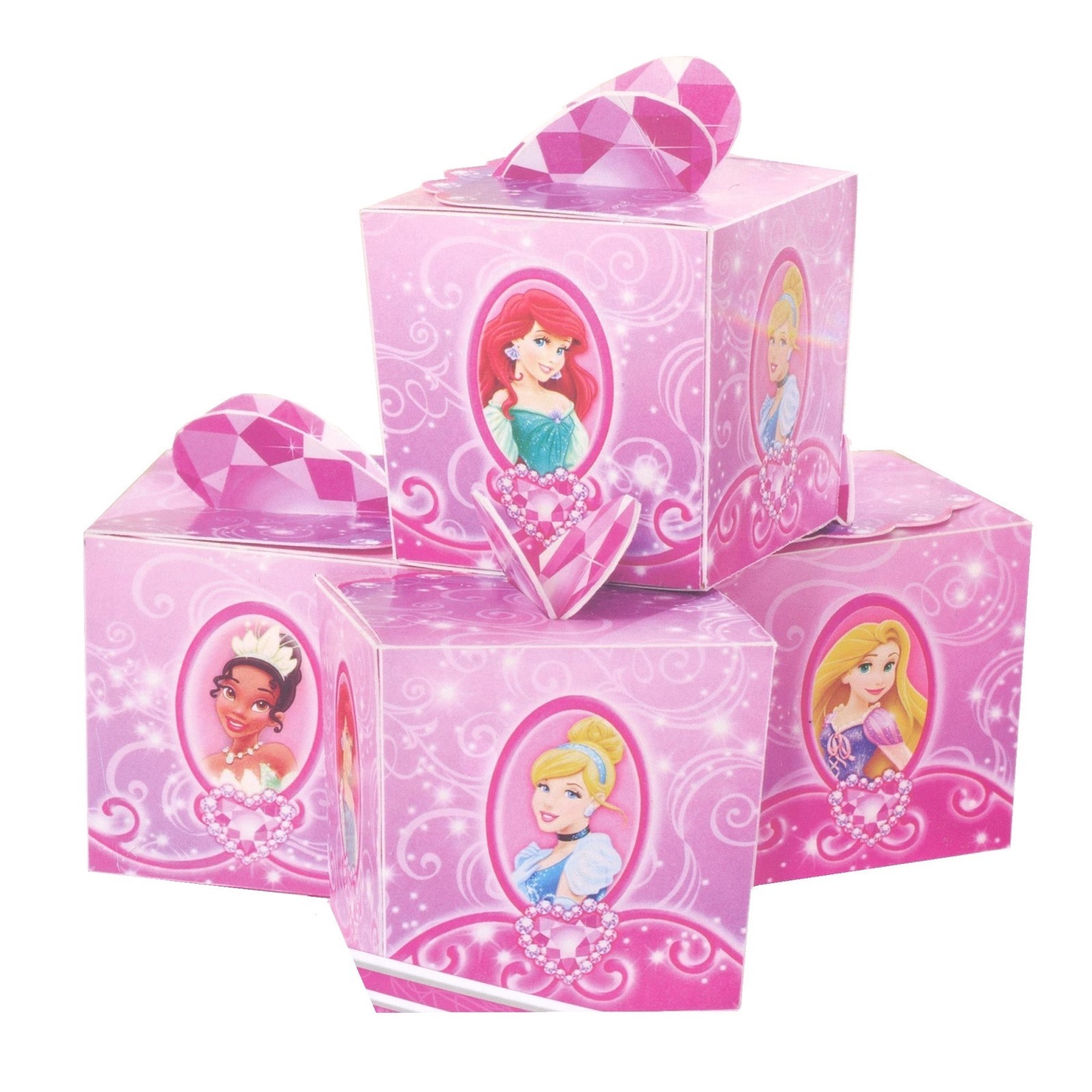 Disney Princess Mini Lolly/Treat Boxes (Pack of 4)