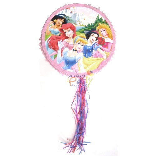 Disney Princess Round Pull String Pinata