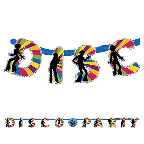 Disco Dancers Party Banner