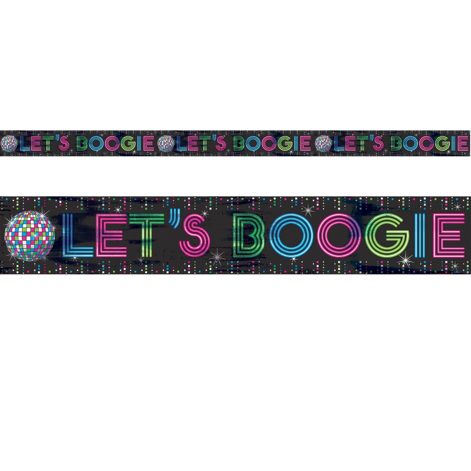 Disco Fever Foil Banner