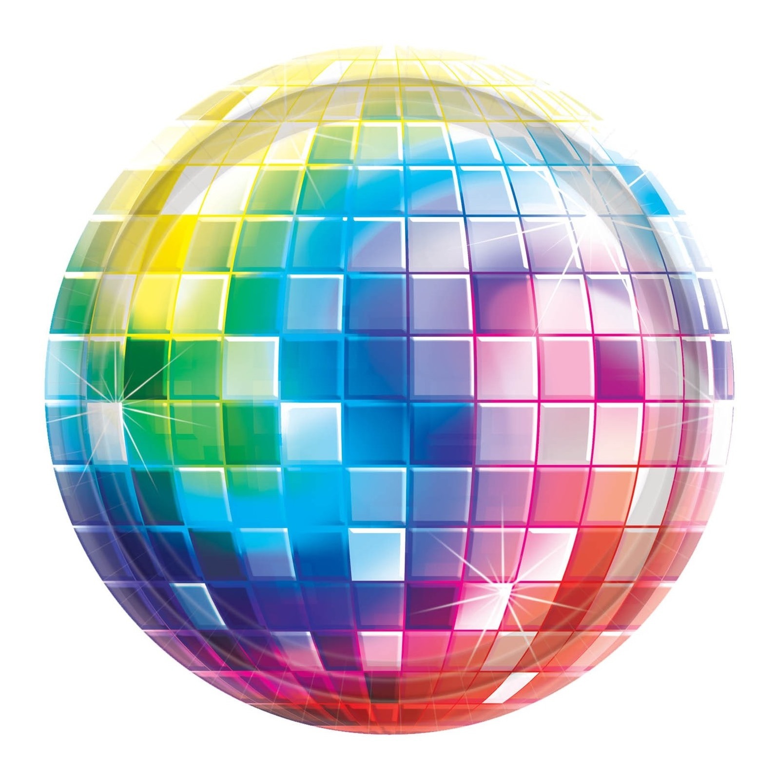 Disco Fever Small Paper Plates (Pack of 8)
