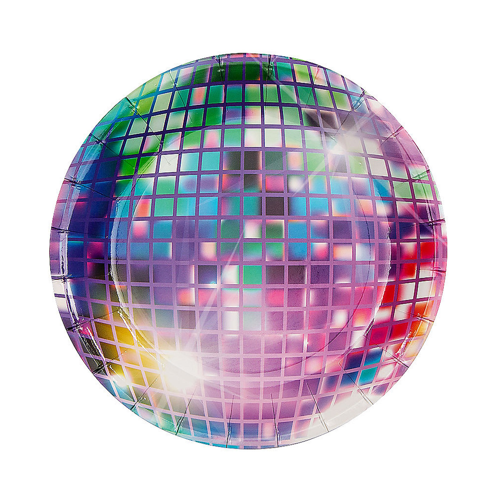 Retro Vibes Small Paper Plates (Pack of 8)