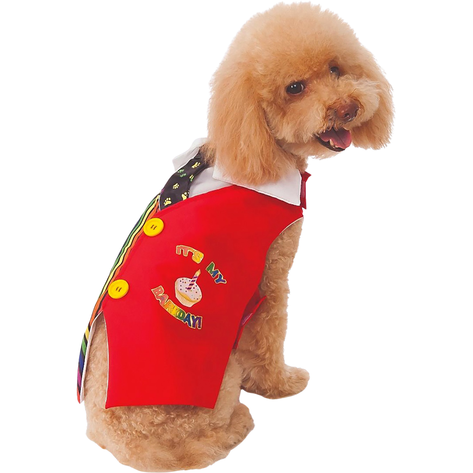 Barkday Vest Pet Costume