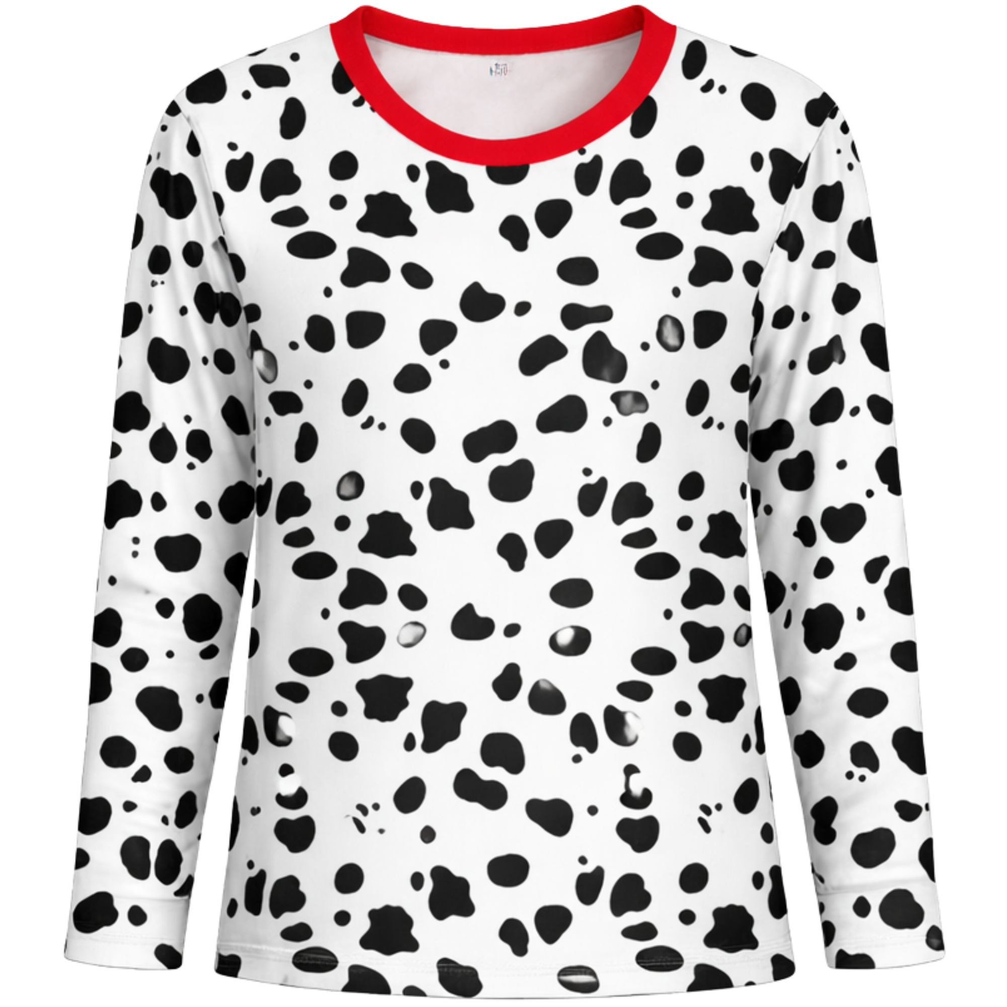 Dalmatian Spot Adult Long Sleeve Top