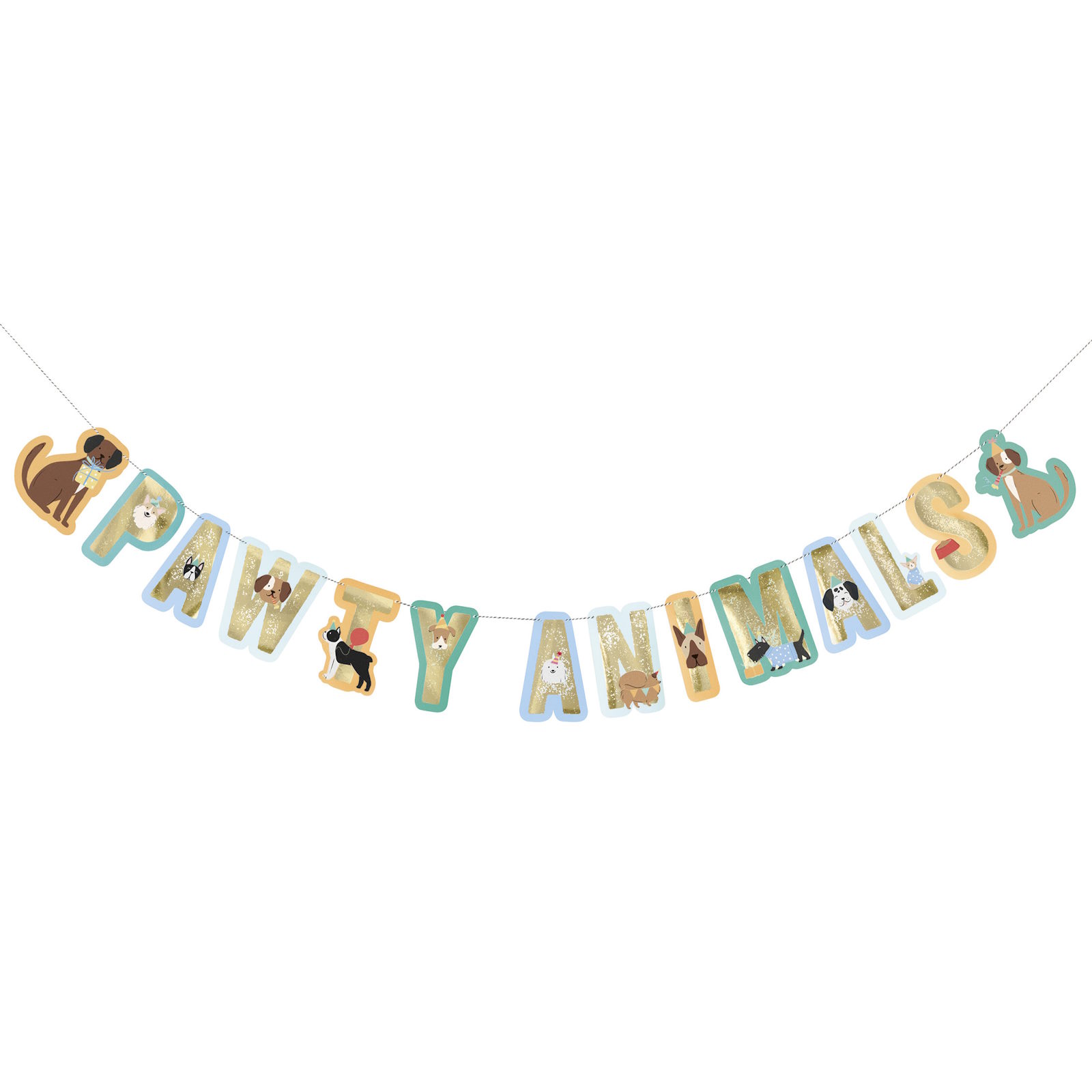 Pawty Animal Dog Garland Banner 2.7m