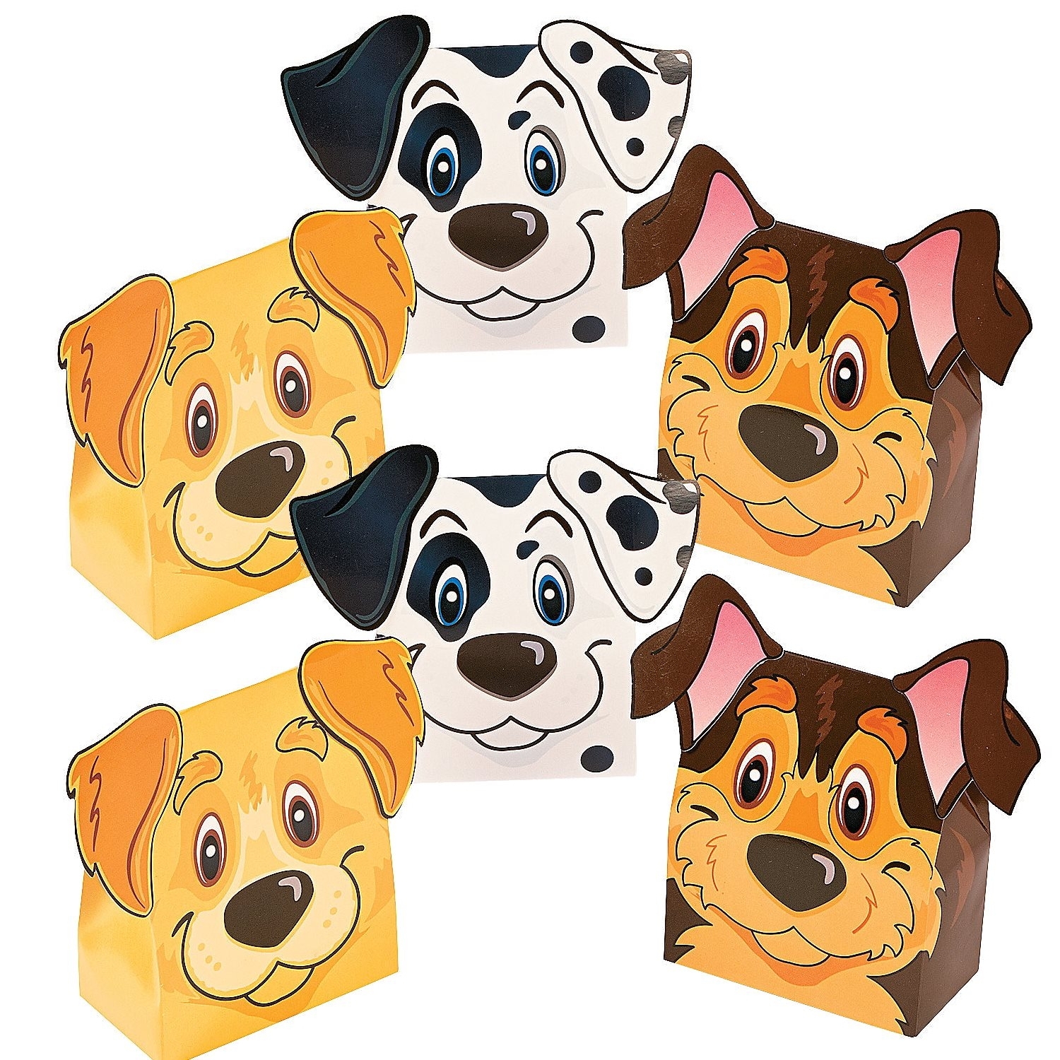 Puppy Party Lolly/Treat Boxes (Pack of 6)