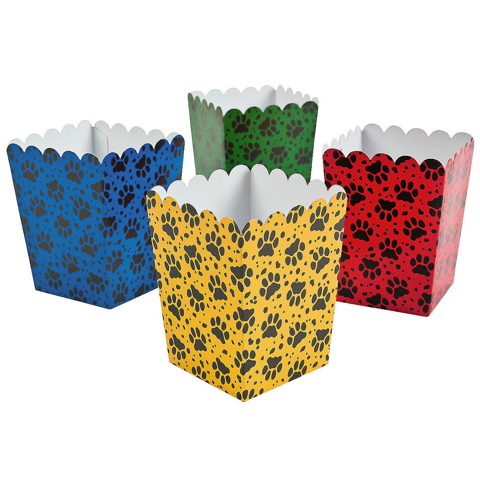 Puppy Party Mini Popcorn Boxes (Pack of 24)