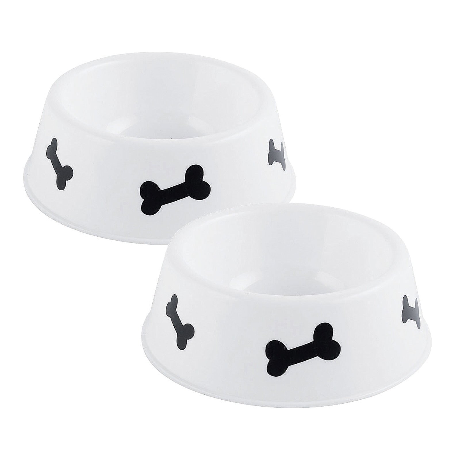 Plastic Dog Bowl Snack Bowls (Pack of 2) 