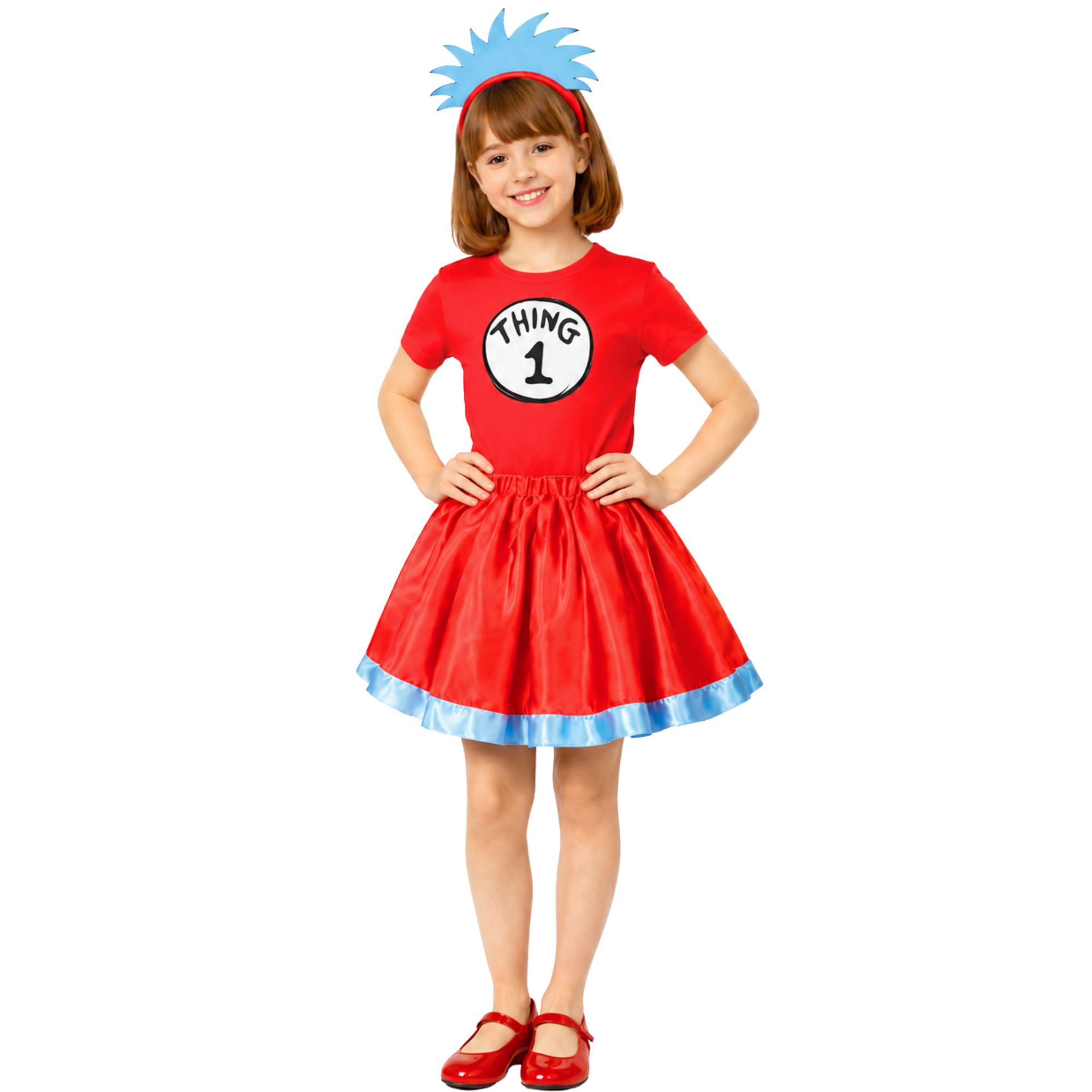 Dr. Seuss Thing 1 & Thing 2 Skirt and Headband Set
