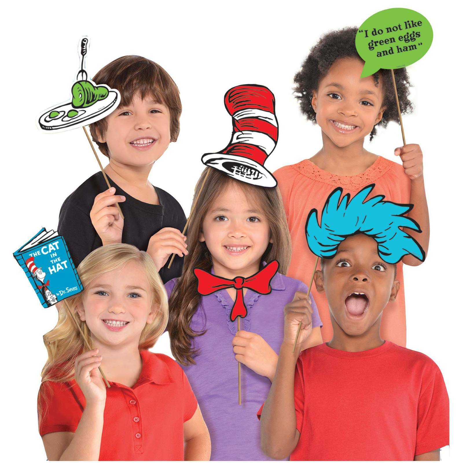 Dr Seuss Photo Booth Props (Pack of 13)