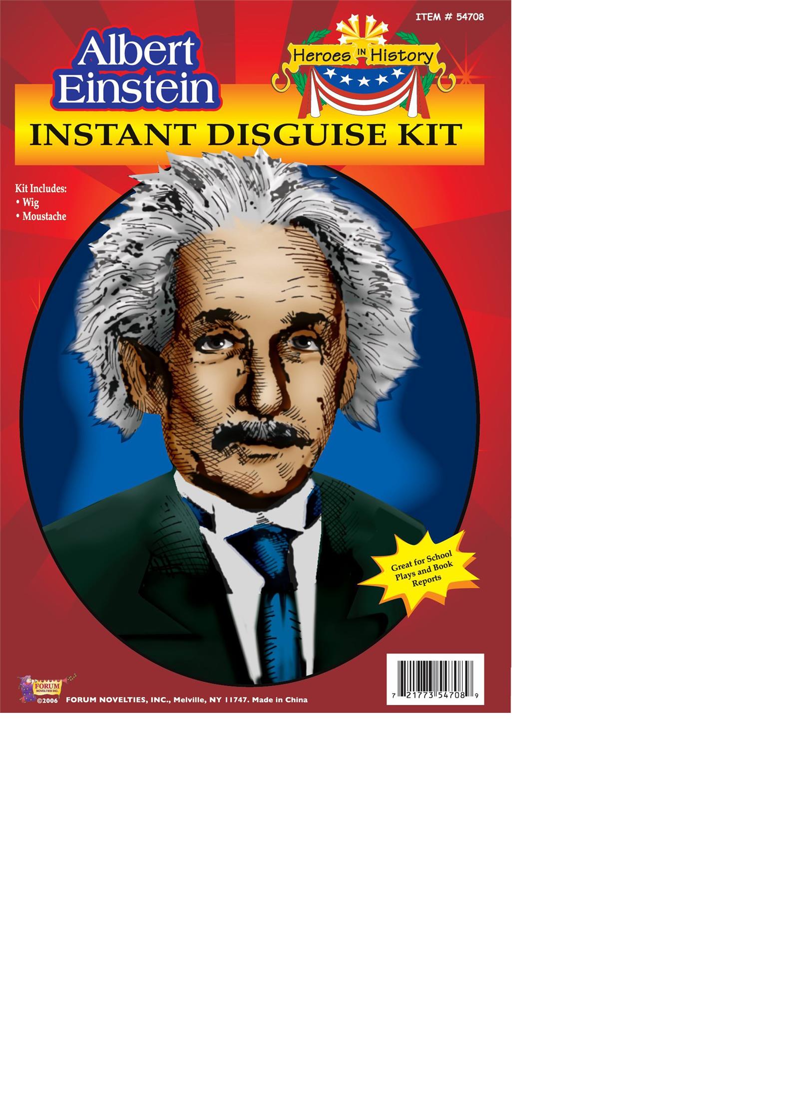 Heroes in History Albert Einstein Wig Kit