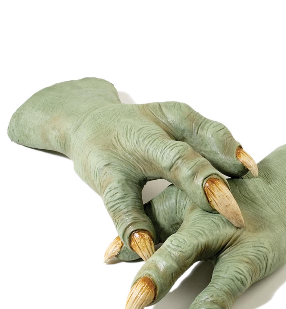 Star Wars Yoda Latex Hands Adult Gloves