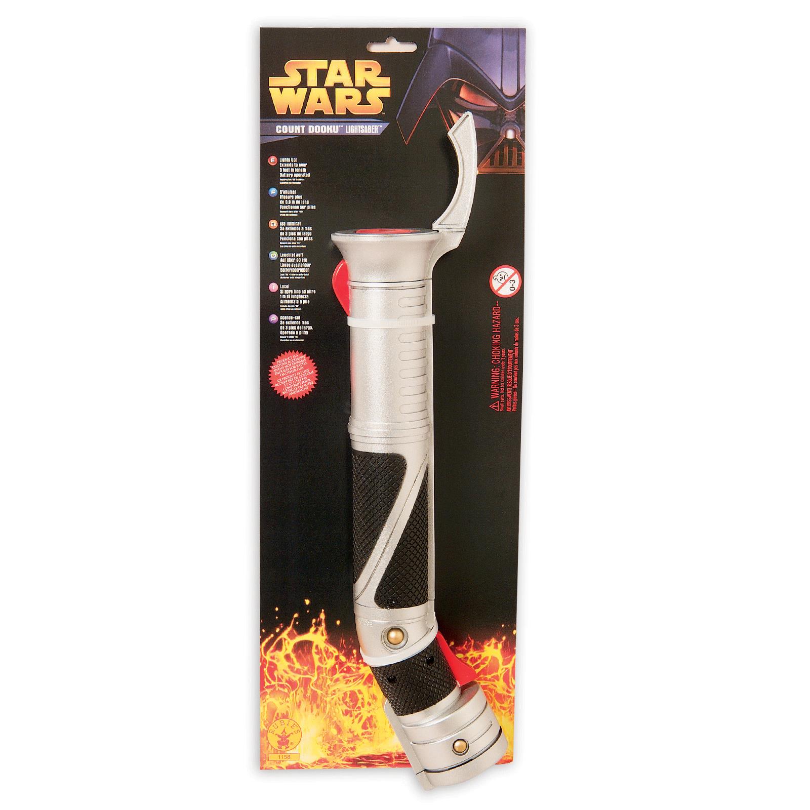 Star Wars Red Count Dooku Lightsaber Costume Accessory