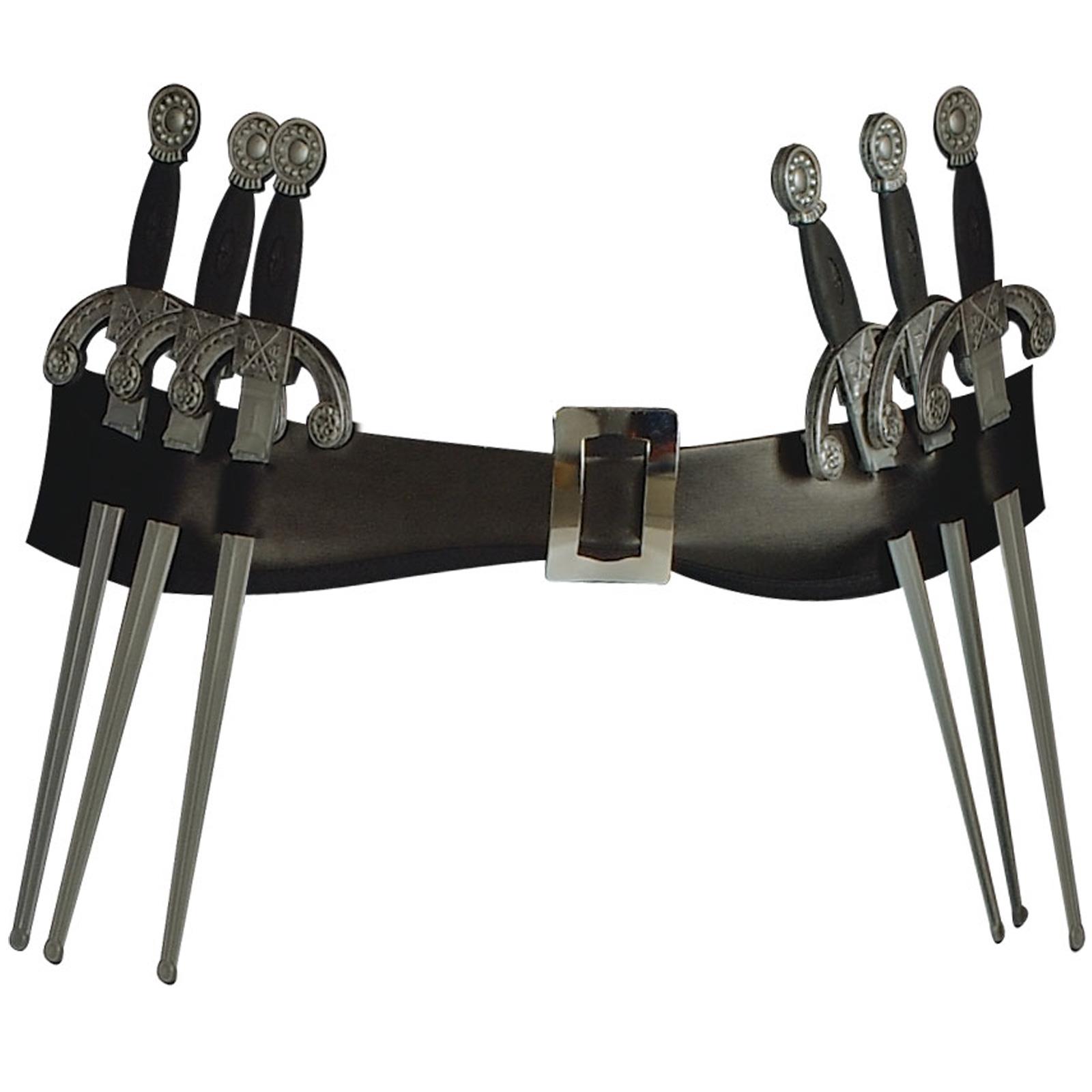 V for Vendetta Belt With Daggers Adult Costume Accessory