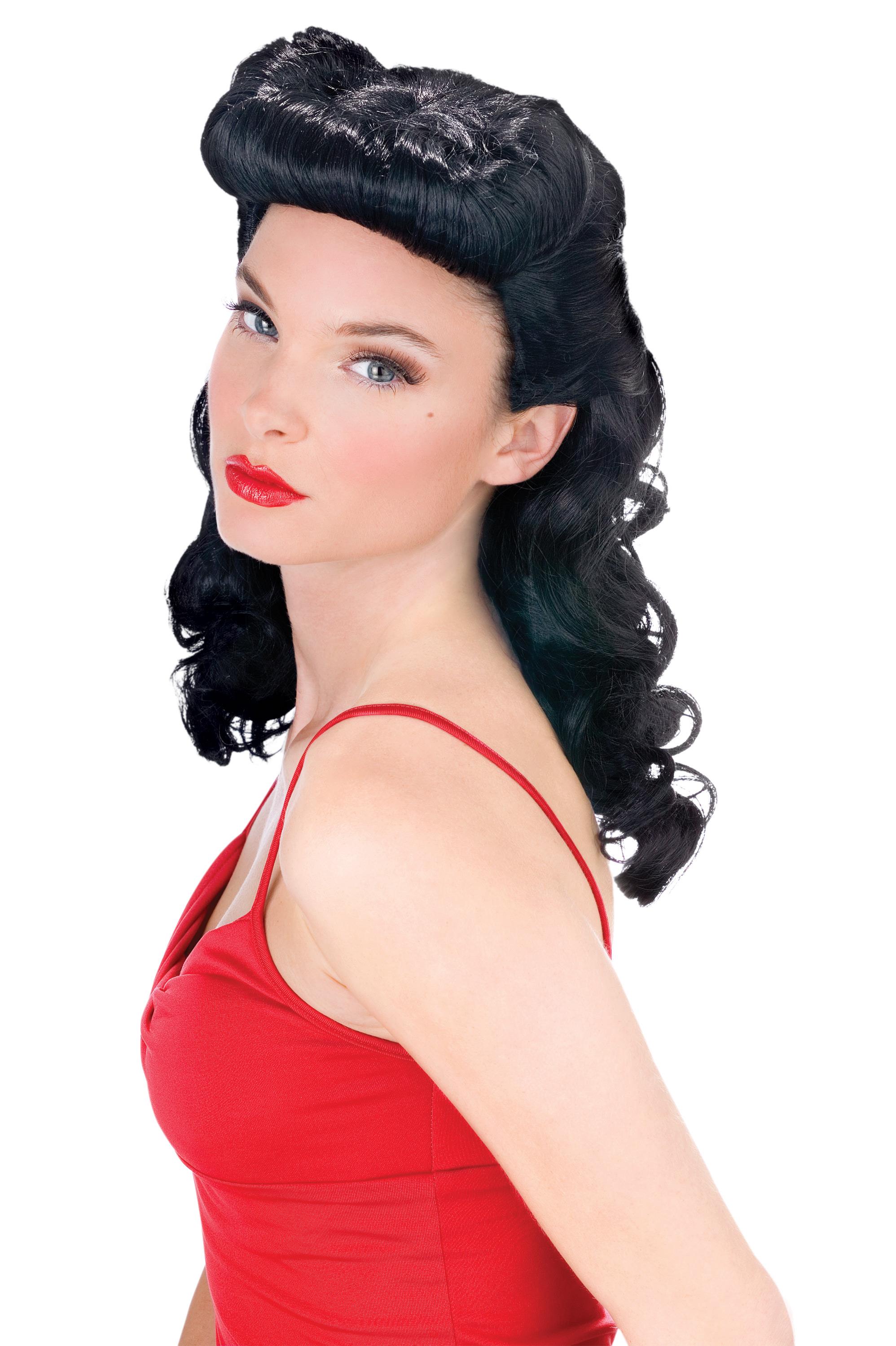 Bettie Page Burlesque Adult Wig
