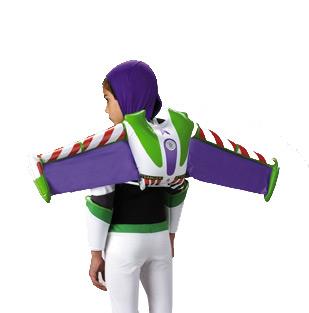 Disney Toy Story Buzz Lightyear Inflatable Jetpack Child Costume Accessory