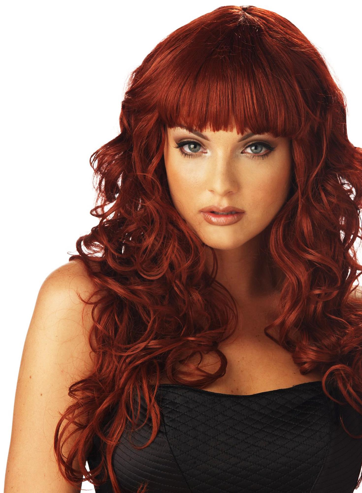 Impulse Rock Star Burgundy Adult Wig