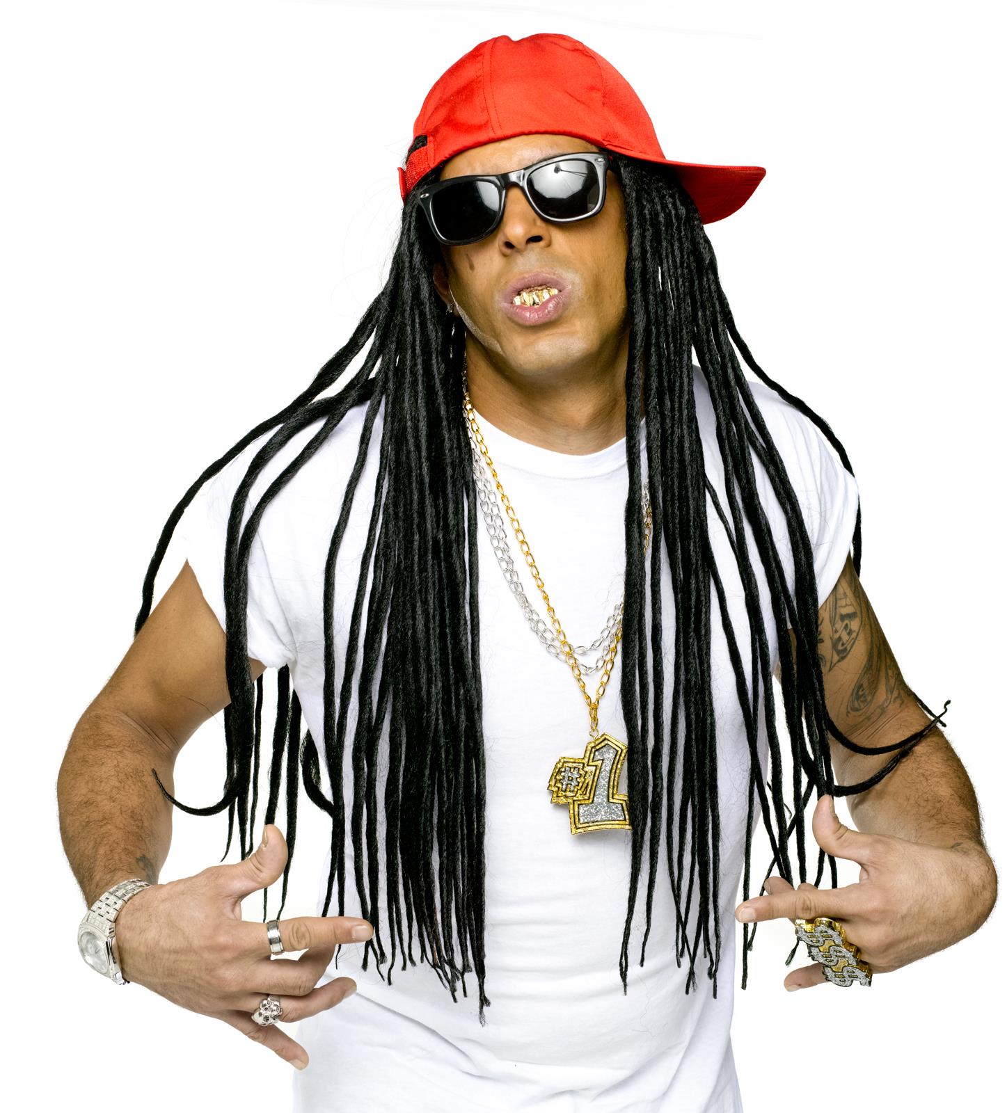 Gangsta Rapper Dreadlocks Adult Hat